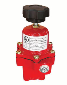 Fisher 67CH-743 LP gas high pressure regulator 1/4 inch FNPT output 3-35 PSI