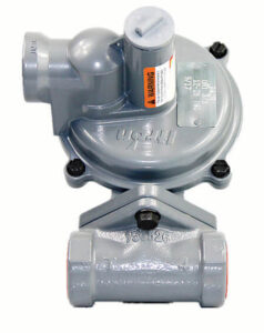 Itron B42R gas pressure regulator 3/16 inch orifice 6–8 WC for residential gas systems