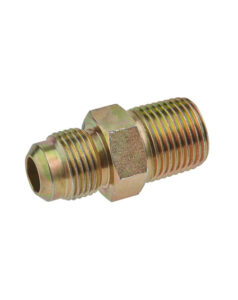 Easyflex 3/8″ flare x 1/2″ NPT reducing adapter brass gas fitting