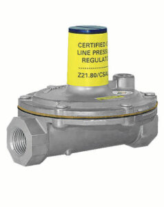 325-9L gas pressure regulator 1-1/2 inch inlet and outlet 2 PSI rated