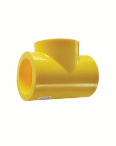 1/2 inch CTS socket fusion tee for polyethylene gas line branching