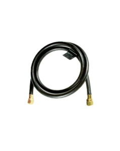 5-foot 3/8″ gas rubber hose with female flare ends for propane connections